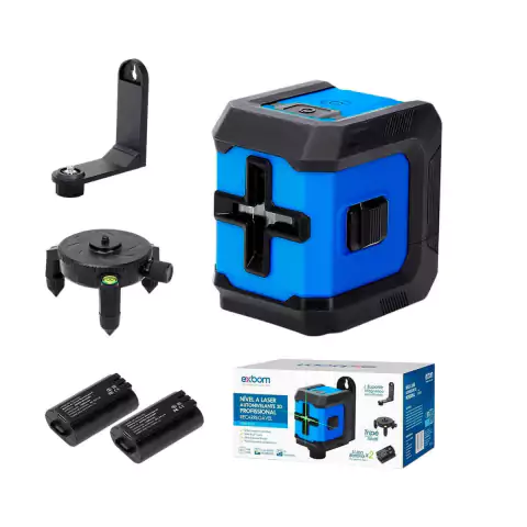 Nível a Laser 3D [2 linhas]