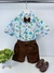 Conjunto Temáticos Meninos Dinossauro Marrom (CONJNTTMCTCMNNSDINOMRR) - loja online