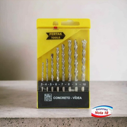 Jogo de Brocas Videa 8pcs