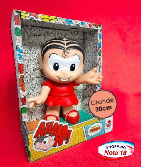 Boneco Monica Vinil Turma da Monica