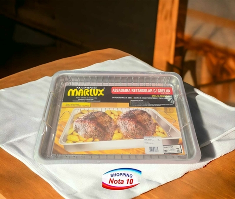 Assadeira Retangular c/ Grelha