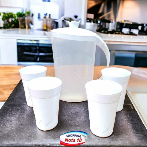 Conjunto Jarra + 4 Copos