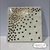 SERVILLETA BLANCA LUNARES ROSA GOLD X 20