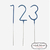NUMERO ESTRELLA 0 AZUL - comprar online