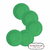 PLATO GRANDE VERDE OSCURO X 10