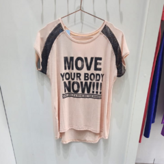 Camiseta Feminina Move your body