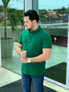 POLO PIQUET PROMEN - VERDE BANDEIRA na internet