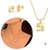 conjunto cravejado com micros Zircônia-banhado a ouro 18 K - comprar online
