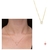 colar com pingente quadrado cristal tam;45cm+5cm -banhado a ouro 18 K - comprar online