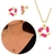 conjunto cravejado com os Zircônia na cor Pink- banhado a ouro 18K - comprar online