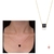 colar com pingente quadrado cor preta 45cm+5cm-banhado a ouro 18 K - comprar online