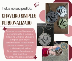 Taça Gallant Água Personalizada - Vanessa Garcia Artesanato