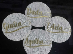 Placa em Acrílico com Iniciais - loja online