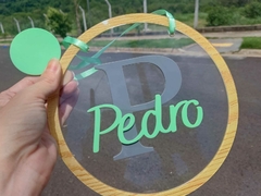Porta Maternidade em Acrílico / Guirlanda Quadro / Moldura na internet