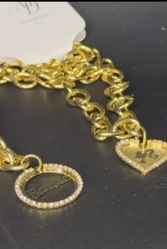 Colar coleção Barbie medalhão