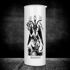 White Baphomet Tumbler