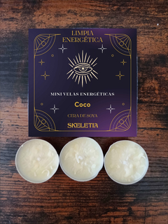 Mini Velas Energéticas - Limpia Energética - Coco - comprar en línea