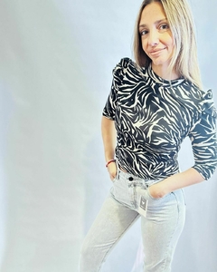 Remera lanilla estampada en internet