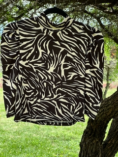 Remera lanilla estampada - NARBONA