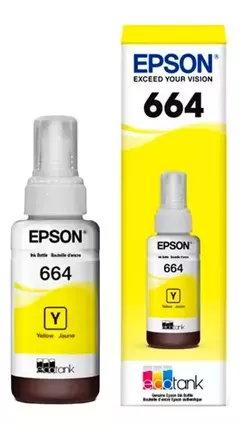 Botella Tinta Epson T664 Original Negro o Colores 70ml - tienda online
