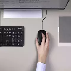 Imagen de Teclado y Mouse c/Cable LOGITECH MK120 Negro
