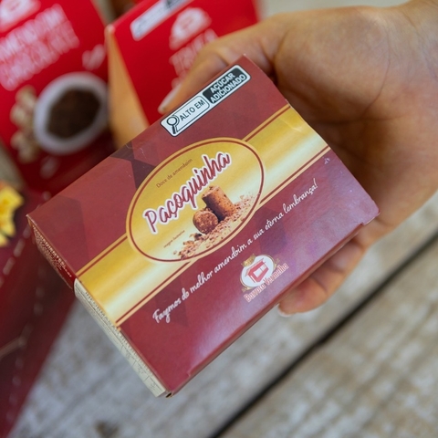 PAÇOQUINHA TRADICIONAL EM ROLHA - BARRACA VERMELHA