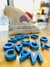 Set de letras en bolsita contenedora de tela