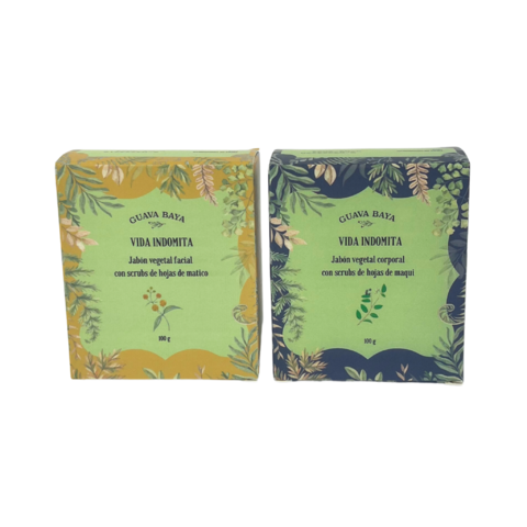 Pack Jabon facial y corporal vida indomita
