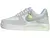 Nike Air Force 1 'Branco Cinza Logo Verde Claro Pingente Dourado'