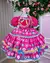 Vestido Bella Child Junino Caipira Luxo Bolinhas