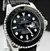 Relogio Rolex Submariner preto p/borracha - Linha Ouro a prova dagua - comprar online