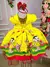 Vestido Infantil Temáticos da Gigi Magali Amarelo - Minúsculos Kids
