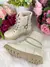 Bota Coturno Flor Di Mila Preta Fashion - loja online