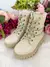 Bota Coturno Flor Di Mila Preta Fashion - comprar online