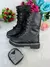 Bota/Coturno infantil Nilqi Malu Bolsinha Cano Alto Preta - comprar online