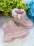 Coturno Bota Doce Pe Vivi Nude Rose na internet