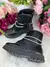 Bota Coturno Flor Di Mila Preta Fashion - comprar online