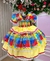 Vestidos juninos arraiá linha Luxo - Minúsculos Kids