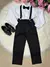 Conjunto Meninos Kanga Social Preto Suspensorio