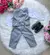 Conjunto Miss Cherry Colete Alfaiataria Cinza - comprar online
