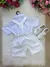 Conjunto Miss Cherry Meninos Social Shorts Ravi Branco - Minúsculos Kids