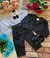 Conjunto Social Miss Cherry Meninos Terno Hugo Preto - Minúsculos Kids