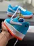 Nike Air Force Camurça azul/laranja na internet