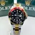 Relógio Rolex Submariner prata misto preto c/ vermelho linha Gold a prova dagua na internet