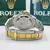 Relógio Rolex Submariner prata misto preto c/ vermelho linha Gold a prova dagua - Minúsculos Kids