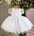 Vestido Marie Bebe Branco Detalhes Tule