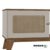MESA DE TV RACK CHARLOTTE PINO CON BLANCO BULK - Moran 23