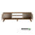 MESA DE TV RACK CHARLOTTE PINO CON BLANCO BULK en internet