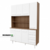 APARADOR COCINA 1.20 CARV MEZZO FRENTE BLANCO MOSCONI