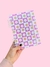 Cuaderno A5 Tapa Dura 100 Hojas - "Flor cuadrille" - comprar online